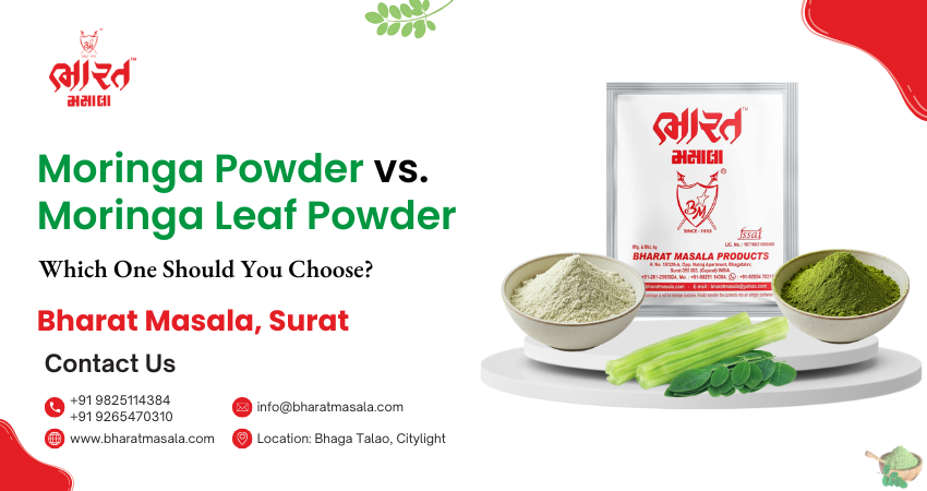moringa powder vs moringa leaf powder
