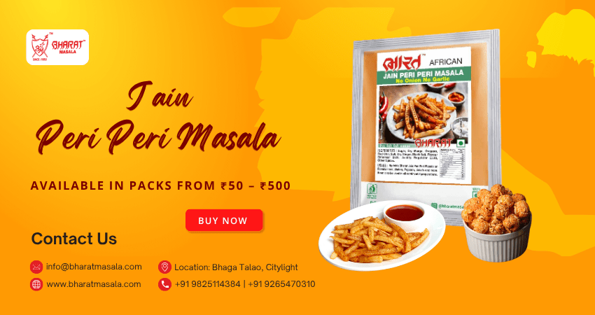 Jain Peri Peri Masala: Spice Without Onion & Garlic for Healthy Cooking