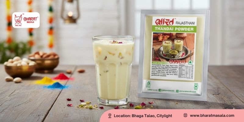 Easy Holi Special Thandai Recipe Using Bharat Thandai Powder